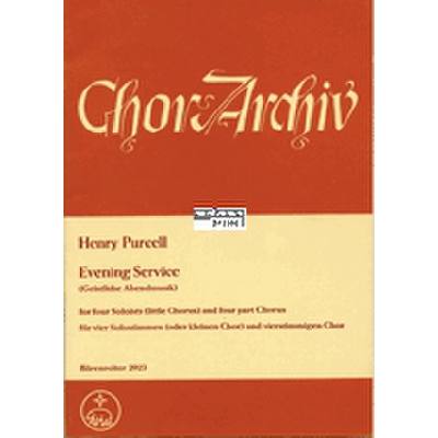 9790006427628 - Evening service (Magnificat + Nunc dimittis)