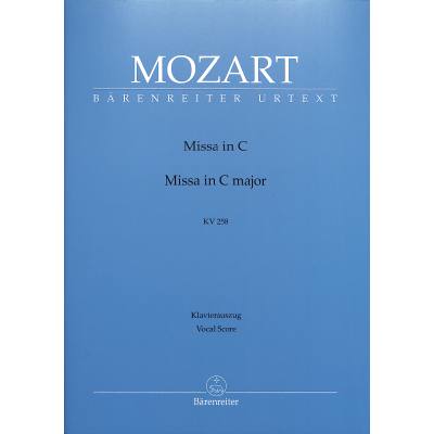 9790006457045 - Missa brevis C-Dur KV 258 (Piccolo   Spaur Messe)