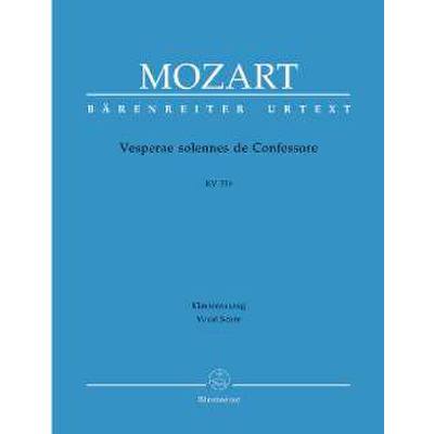 9790006459698 - Vesperae solennes de confessore KV 339 9790006459698 - Vesperae solennes de confessore KV 339