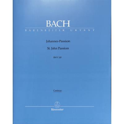 9790006462223 - Johannes Passion BWV 245