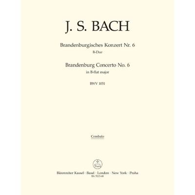 9790006464814 - Brandenburgisches Konzert 6 B-Dur BWV 1051