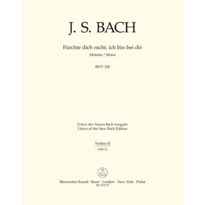 9790006465347 - Fürchte dich nicht ich bin bei dir - Motette BWV 228 9790006465347 - Fürchte dich nicht ich bin bei dir - Motette BWV 228