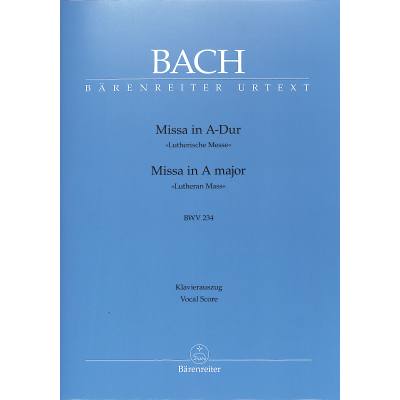 9790006466528 - Messe A-Dur BWV 234