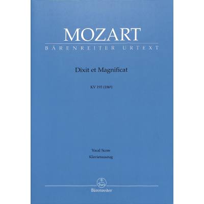 9790006468171 - Dixit et Magnificat KV 193