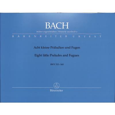 9790006480098 - Bach Johann Sebastian - GEBRAUCHT Acht kleine Präludien und Fugen früher J S Bach zugeschrieben - Preis vom 22112023 060723 h