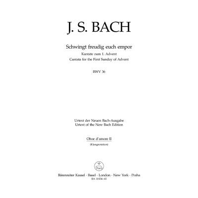 9790006490073 - Kantate 36 Schwingt freudig euch empor BWV 36