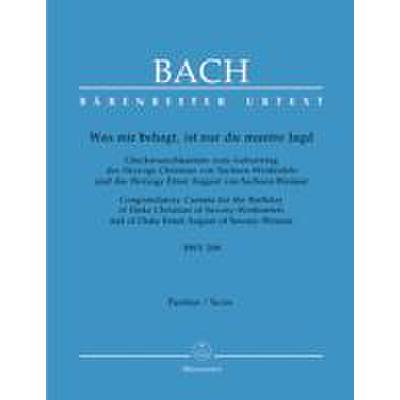 9790006491773 - Kantate 208 was mir behagt ist nur die muntre Jagd BWV 208