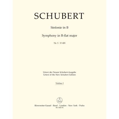 9790006499090 - Sinfonie 5 B-Dur D 485 9790006499090 - Sinfonie 5 B-Dur D 485