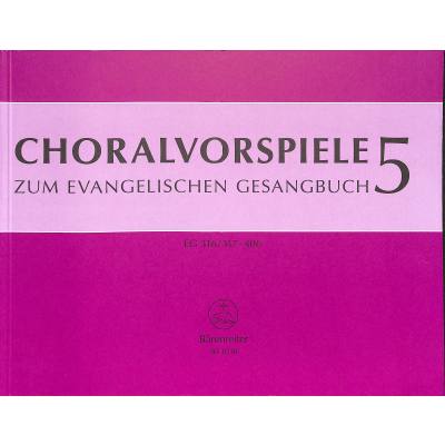 9790006500918 - Choralvorspiele zum EG 5