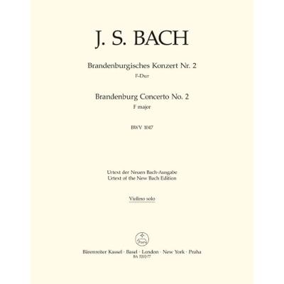 9790006501328 - Brandenburgisches Konzert 2 F-Dur BWV 1047