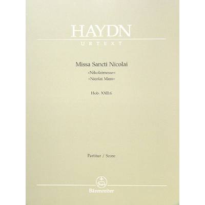 9790006520428 - Missa sancti nicolai G-Dur Hob 22 6 (Nicolaimesse) 9790006520428 - Missa sancti nicolai G-Dur Hob 22 6 (Nicolaimesse)