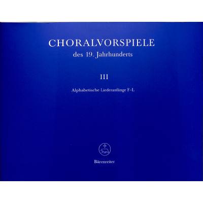 9790006522538 - Choralvorspiele des 19 Jahrhunderts 3