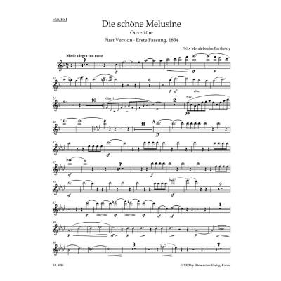 9790006522637 - Die schöne Melusine - Ouvertüre op 32