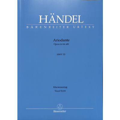 9790006532858 - Ariodante HWV 33