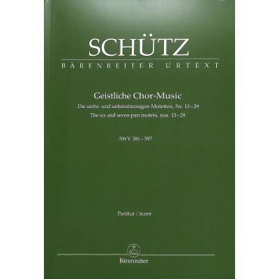 9790006535460 - Geistliche Chormusik