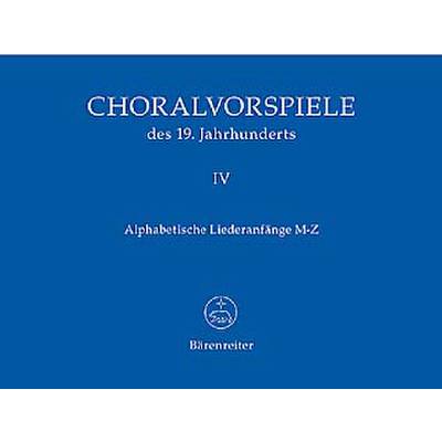 9790006536092 - Choralvorspiele des 19 Jahrhunderts 4