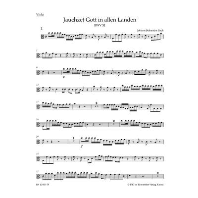 9790006537990 - Kantate 51 jauchzet Gott in allen Landen BWV 51