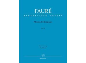 9790006540099 - Messe de Requiem op48 Klavierauszug - Gabriel Fauré Geheftet