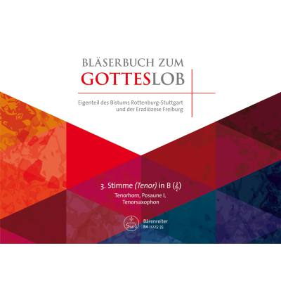 9790006561285 - Bläserbuch zum Gotteslob - Freiburg Rottenburg Stuttgart