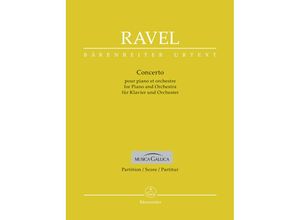 9790006573868 - Concerto für Klavier und Orchester G-Dur - Maurice Ravel Geheftet