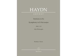 9790006577453 - Sinfonie Nr 22 Es-Dur Hob I22 Der Philosoph - Joseph Haydn Geheftet