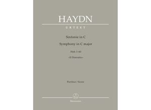 9790006577514 - Sinfonie Nr 60 C-Dur Hob I60 Il Distratto - Joseph Haydn Geheftet