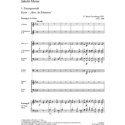 9790007026080 - Jakobi Messe