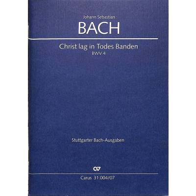 9790007041519 - Kantate 4 Christ lag in Todesbanden BWV 4