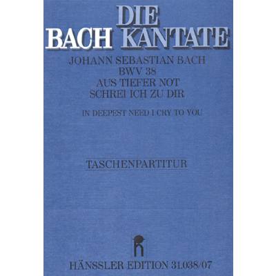 9790007042776 - Kantate 38 aus tiefer Not schrei ich zu dir BWV 38