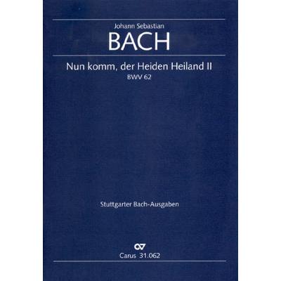 9790007043568 - Kantate 62 nun komm der Heiden Heiland BWV 62