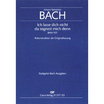 9790007049546 - Kantate 157 Ich lasse dich nicht BWV 157