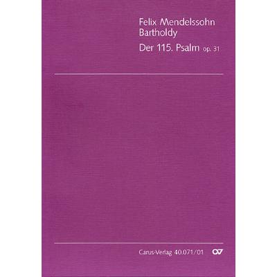 9790007060534 - Psalm 115 non nobis domine - nicht unserm Namen Herr op 31