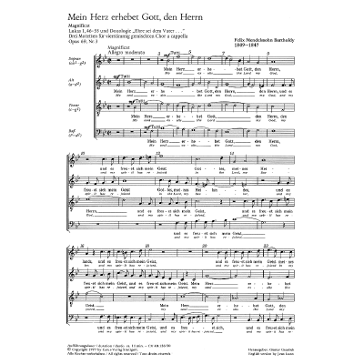9790007062538 - Mein Herz erhebet Gott den Herrn