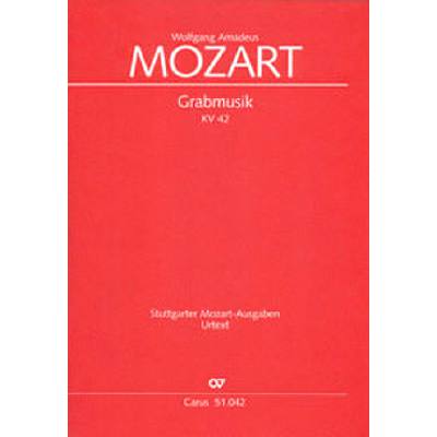 9790007075965 - Grabmusik Passionskantate KV 42