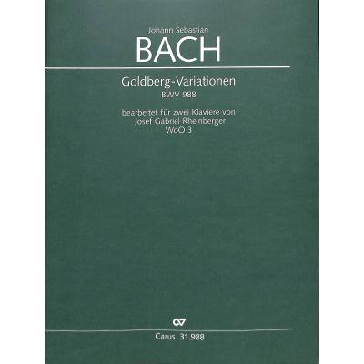 9790007075972 - Goldberg Variationen WOO 3 9790007075972 - Goldberg Variationen WOO 3