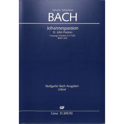 9790007080891 - Johannes Passion BWV 245