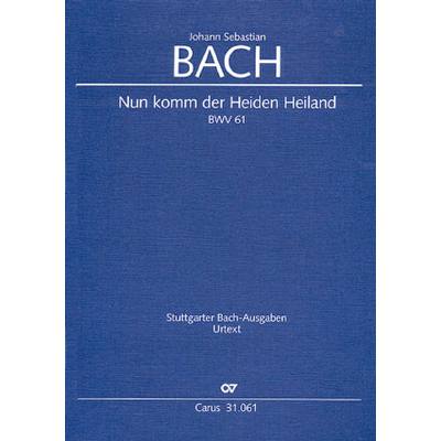 9790007088415 - Kantate 61 nun komm der Heiden Heiland BWV 61