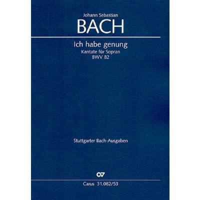 9790007088972 - Kantate 82 Ich habe genug BWV 82 e-moll