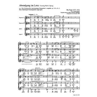 9790007090548 - 3 Gesänge op 111b