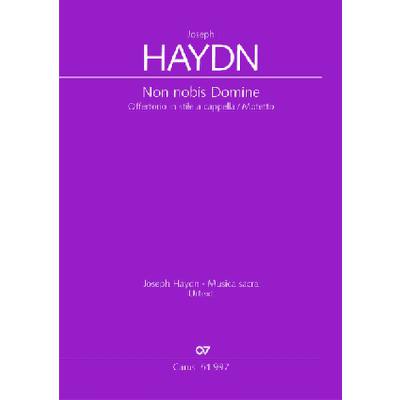 9790007093549 - Non nobis domine Hob 23a1