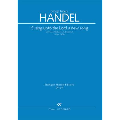 9790007093600 - O sing unto the lord a new song   O singet unserm Gott ein neues