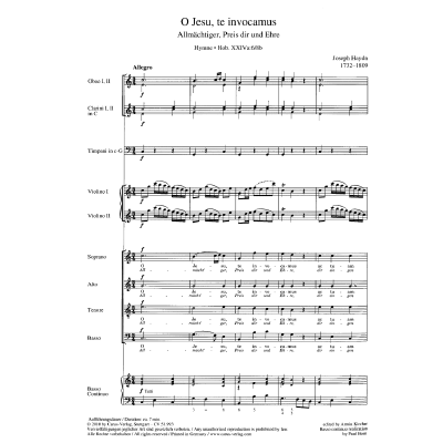 9790007093778 - O Jesu te invocamus Hob 24a6 8b