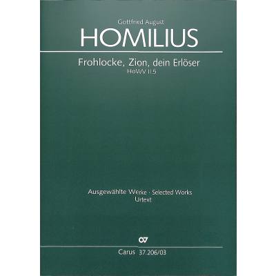 9790007095963 - Frohlocke Zion dein Erlöser HOWV 25