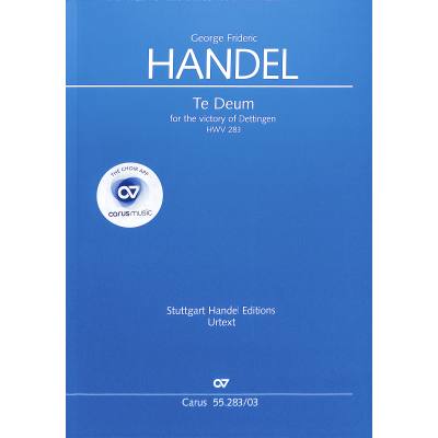9790007096427 - Dettinger Te deum HWV 283
