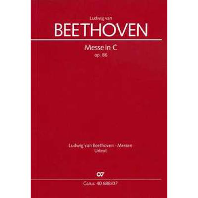 9790007096441 - Messe C-Dur op 86