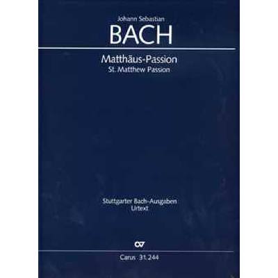9790007096533 - Matthäus Passion BWV 244