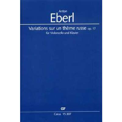 9790007096571 - Variations sur un theme russe op 17