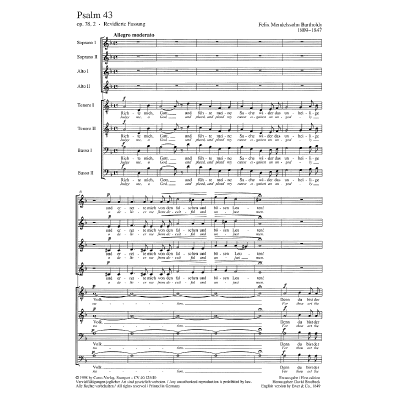 9790007103835 - Richte mich Gott op 78 2 - Psalm 43