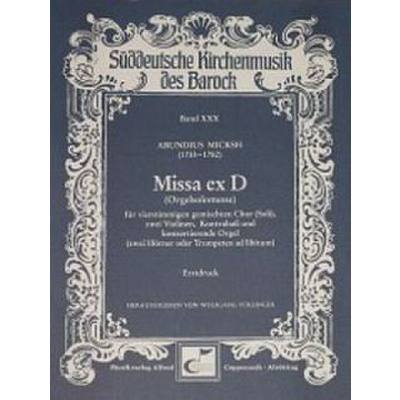 9790007114428 - Missa ex D - Orgelsolomesse