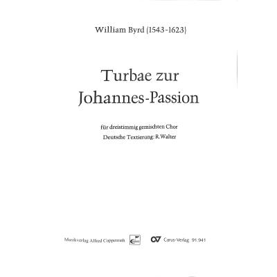 9790007117382 - Turbae zur Johannes Passion